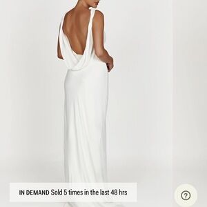 Elegant White Evening Gown